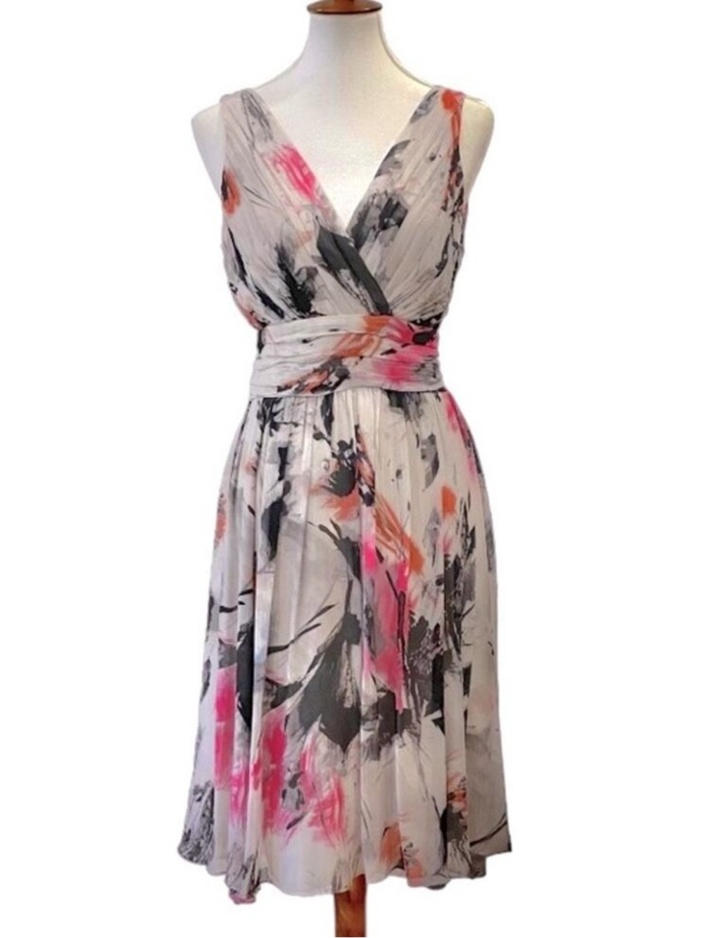Vintage Cocktail Dress 8 Y2K Fairy Silk 90s Semi Formal Small Party Chiffon Med